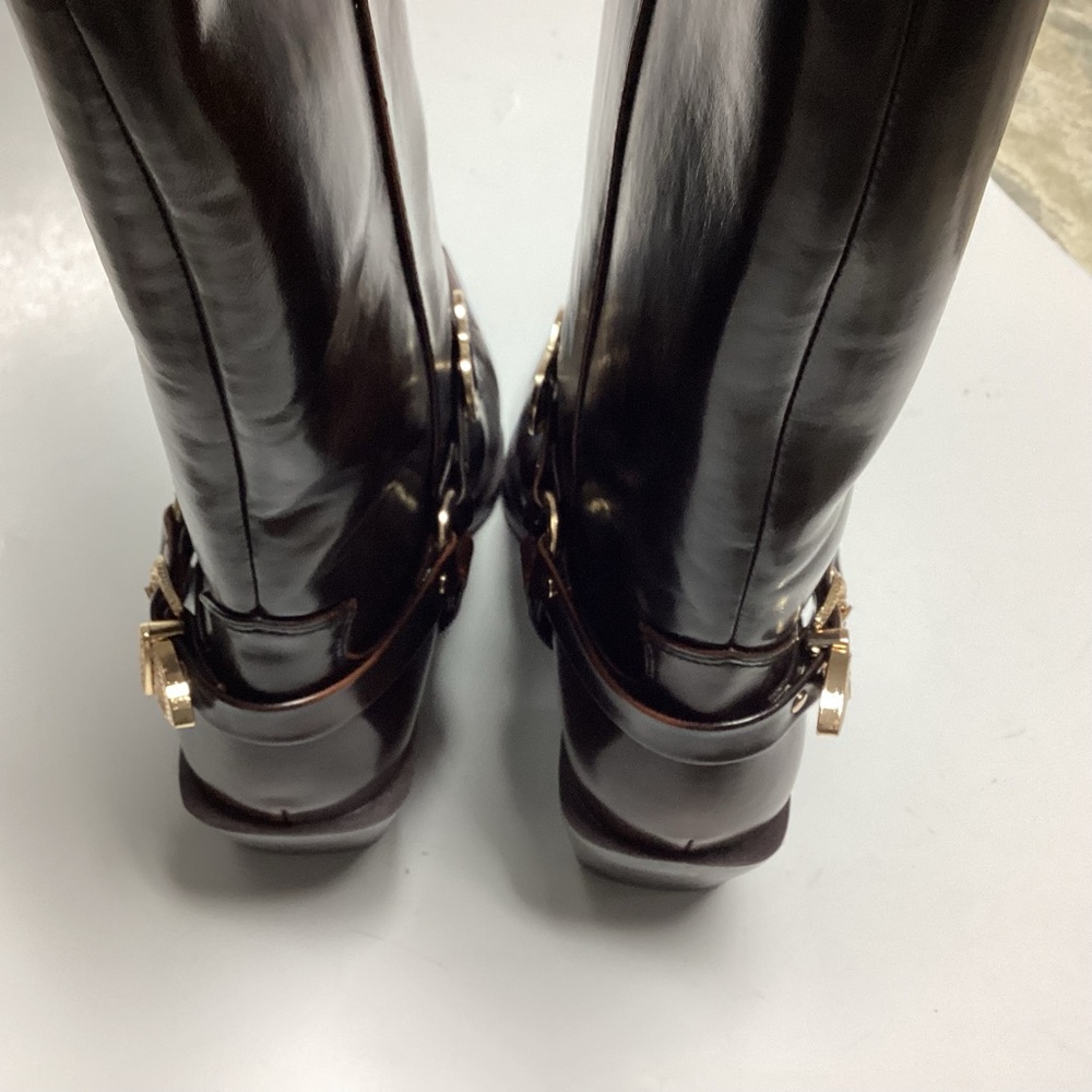Madden Girl Sweetheart Cowboy Boots Women’s 7.5 Brown Western Heart Pointed Toe - Picture 13 of 16
